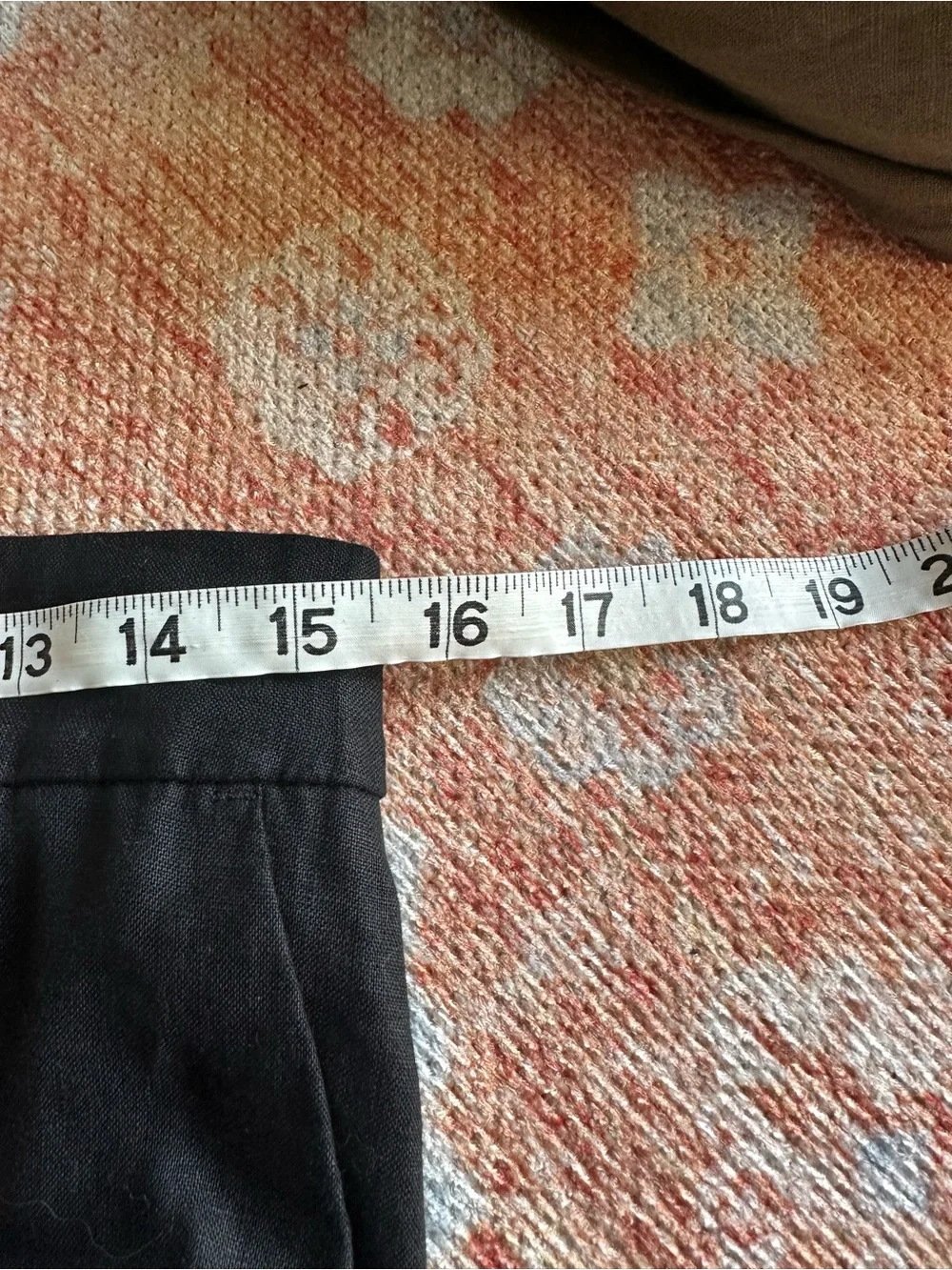 Quince 100% European Linen Pleated Trouser black size 10